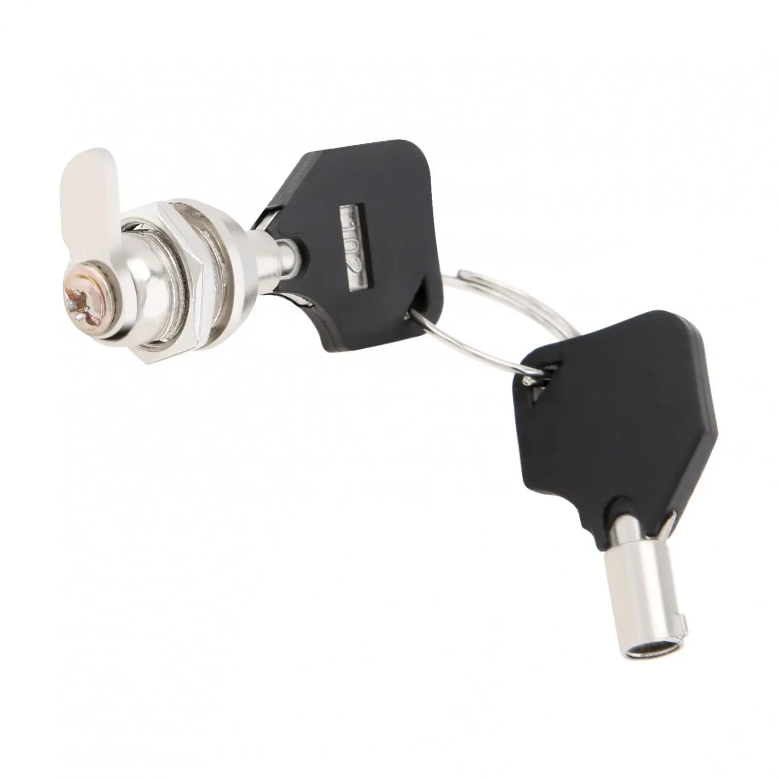 Cabinet Door Lock Mini Tubular Cam Cabinet Door Lock for Home Important Items Security Cylinder Door / Mailbox / Telephone with 2 Keys