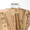 1: 72 Eastern European Second Floor Building Scene Wooden Assembly Model Decoration DIY Handmade Gift 2