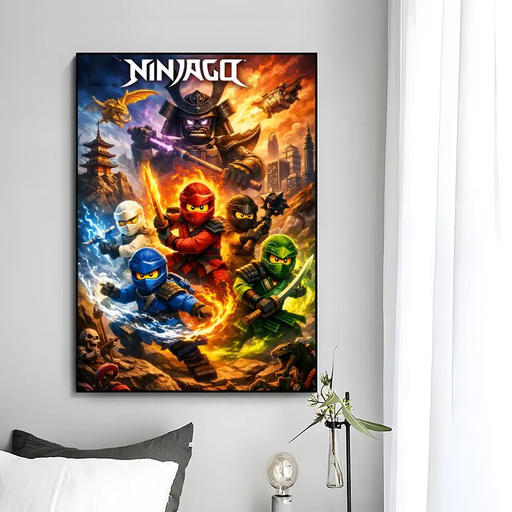 Adventurous Ninjago Poster Wall Art Print - Decorative Mural Home Decor Gift (Unframed)