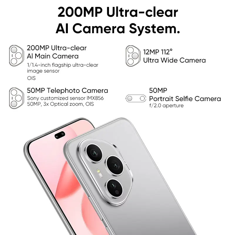 Global Version HONOR 400 Pro 5G NFC Smartphone Snapdragon 8 Gen 3