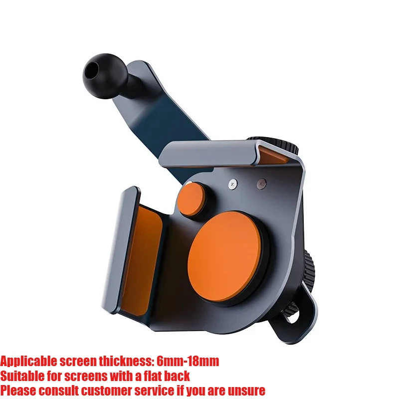 Adjustable Aluminum Alloy Phone Holder Bracket with Multi-Angle Clasp Design