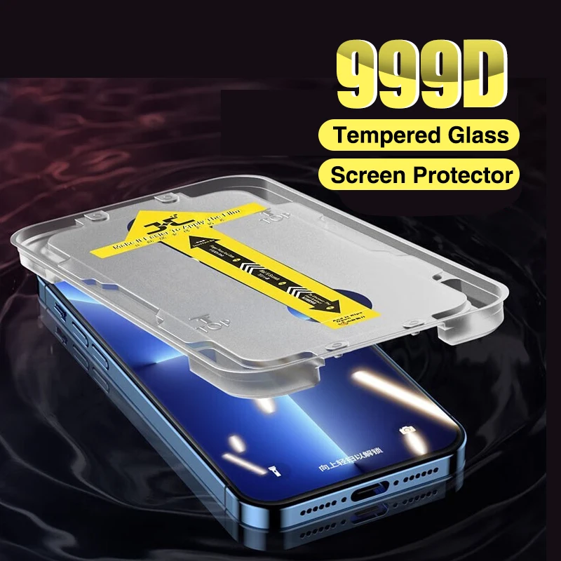999d Luxury Full Cover Screen Protector For Iphone 14 13 12 11 Pro Max
