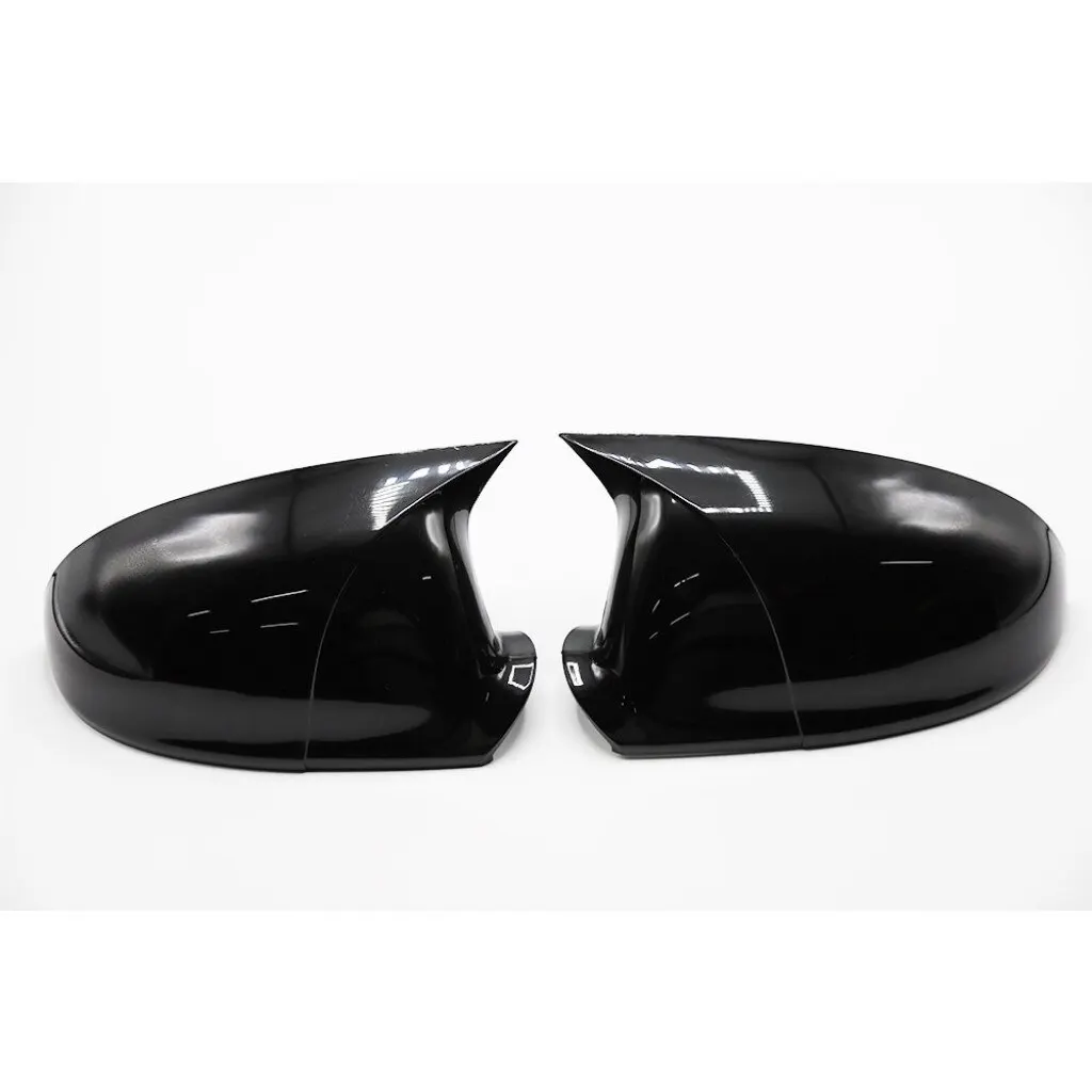 Carsdesıg FOR VW PASSAT B8 BAT BATMAN MIRROR COVER PİANO BLACK Car Accessory BLACK Tunnıng Auto Sport Special Design New Stil
