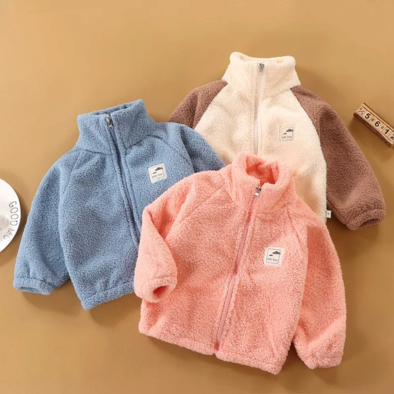 NEW Winter Children Kids Polar Fleece Hoodies Sweatshirts Baby Boys Girls Jackets Sweatshirts soft thick warm high