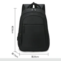 Big Capacity Men Backpack Nylon Gray Solid High School Bags Teen College Student Back Pack Multifunctional Bagpack Mochilas 1