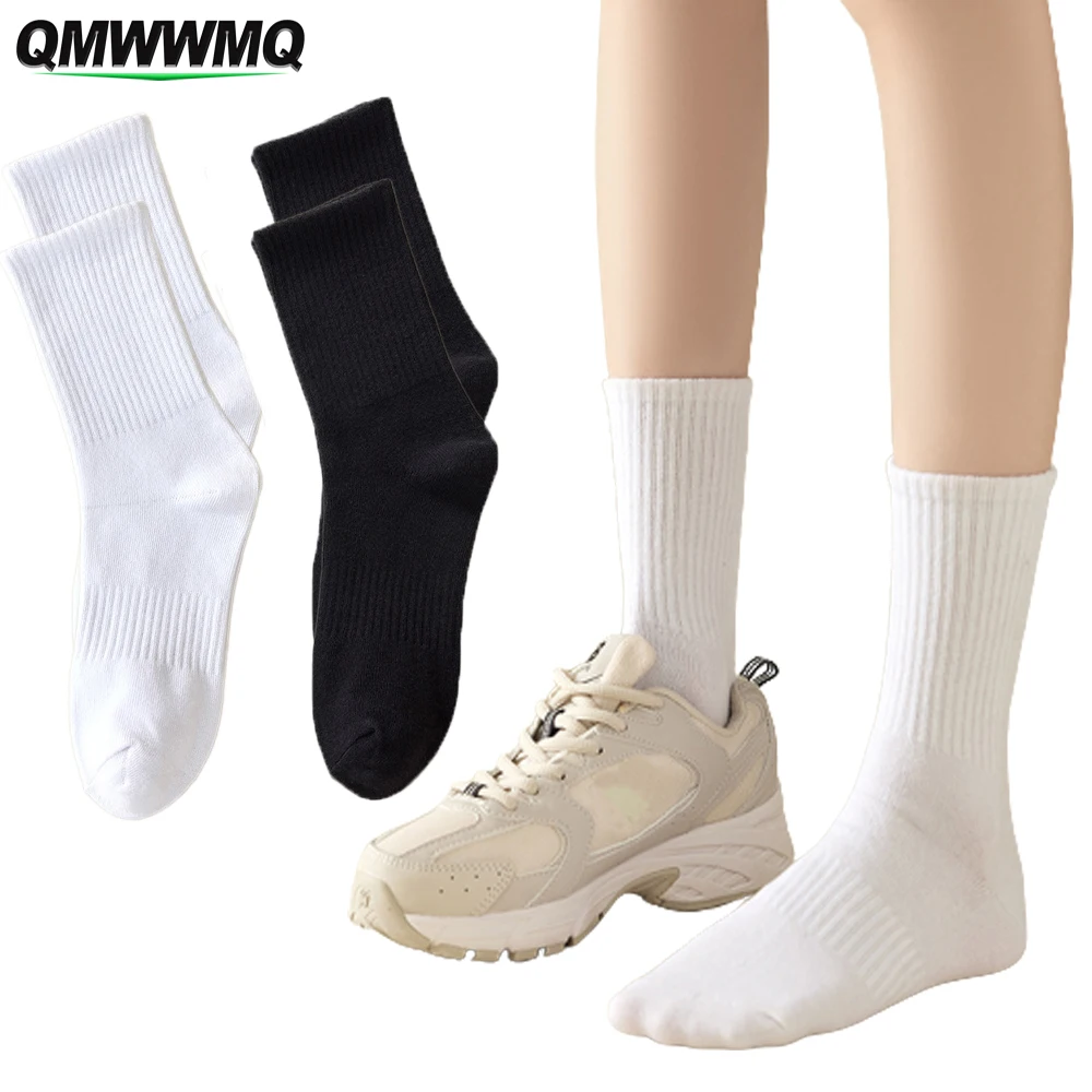 

5Pairs Running Ankle Socks Athletic Sport Socks Outdoor Athletic Crew Socks Compression Long Running Sports Socks for Men Women