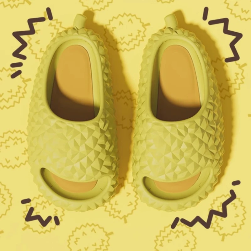 

Durian Slippers Women's Summer Funny Fashion Ins Fashion Home Can Wear EVA Thick Sole Slippers Both Indoor and Outdoor