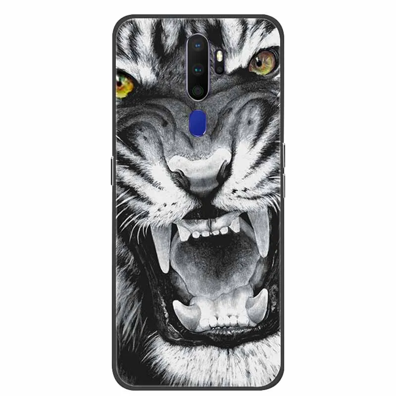 Elegant Marble Soft TPU Silicone Phone Case - Stylish Bumper Cover with Cat Design
