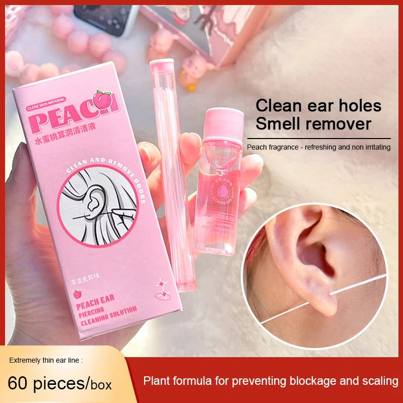 Disposable Ear Hole Cleaning Set Safe Ear Piercing Cleaning Solution