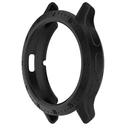 TPU Silicone Protective Cover Case for Smartwatch - Screen Protector Excluded (Black)