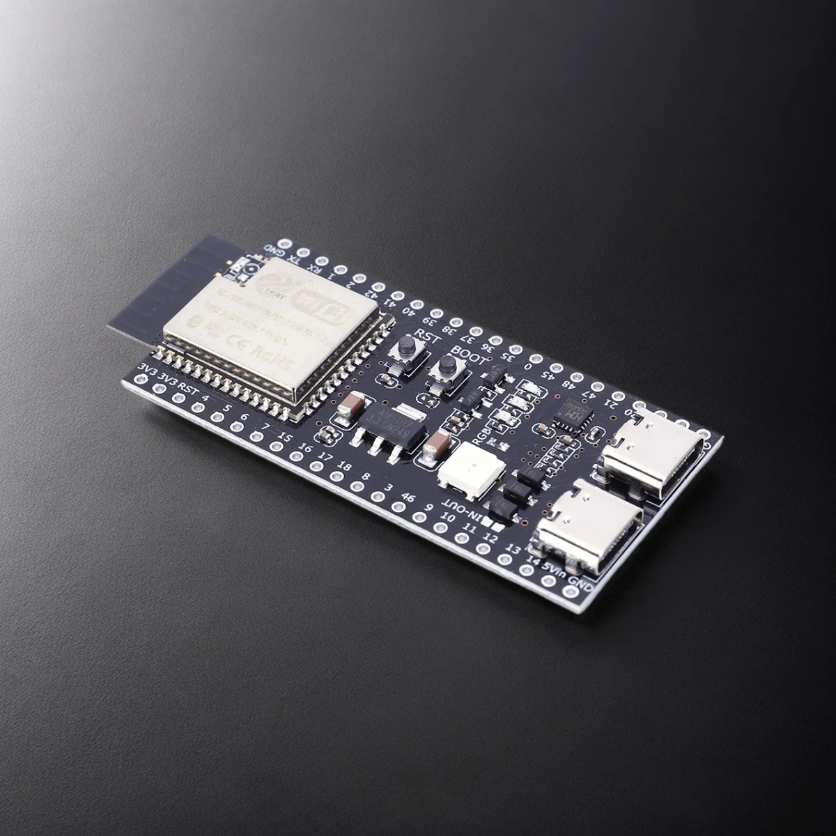 ESP32 S3 개발 보드 및 확장 어댑터 키트 2.4G Wifi BT 모듈 MCU ESP32-S3WROOM1 N16R8 44핀 Type-C ESP32-S3