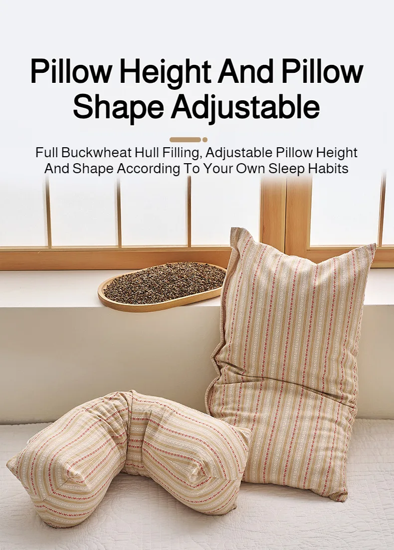 Buckwheat cervical pillow