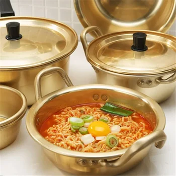 Golden Aluminum Noodle Pot 3