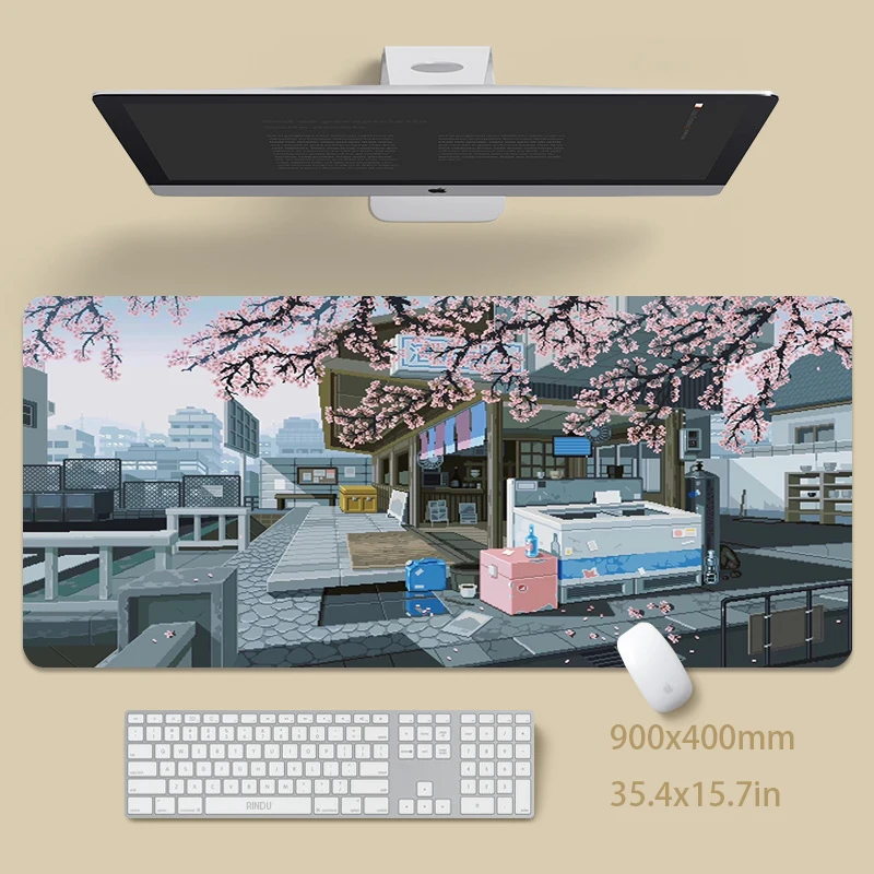 

Landscape Large Desk Pads 100x50cm Big Computer Mousepads Gaming Mousepad Big Keyboard Mats Gamer Mouse Pad Desk Mat