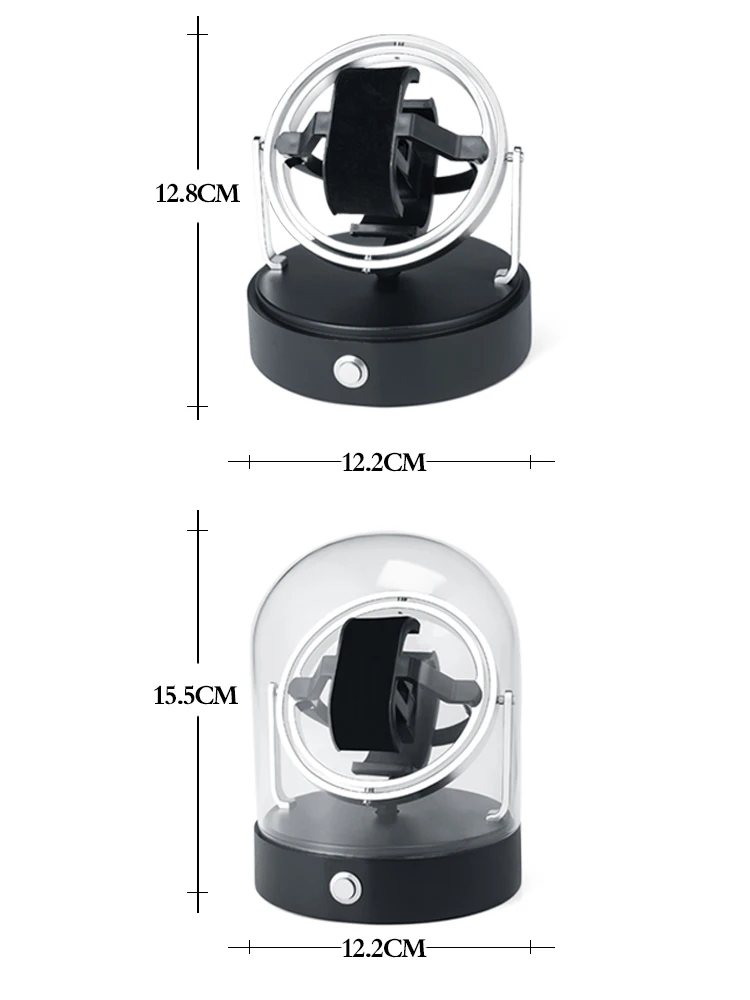 Luxury Automatic Watch Winder Box for Mechanical Watches, Metal Case Storage Display Or... - SKU LAWW1212 - UGI Packaging