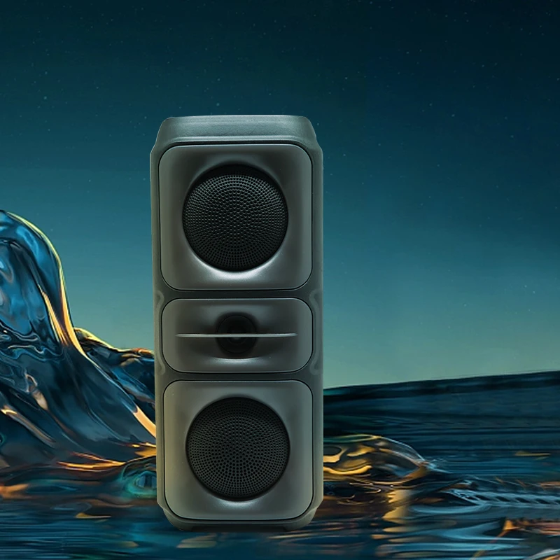 Super Large Outdoor Bluetooth Speaker RGB Karaoke Double Horn Subwoofer Portable Wireless Column Bass Sound supports FM/TF portable speakers audio speakers wireless bluetooth speaker portable bluetooth speaker