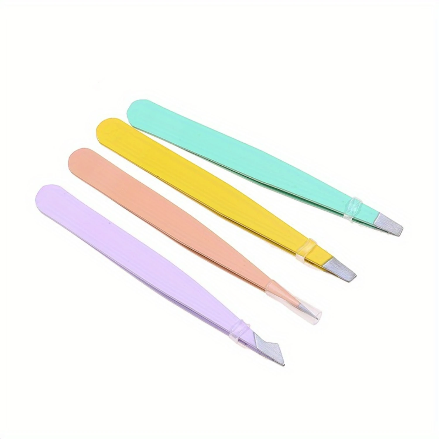 Multifunctional Fashionable Eyebrow Tweezers Set, Alcohol-Free Facial Hair Removal Makeup Tools