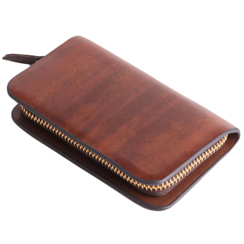 Leather Case Key Holder Men/Women Key Wallet Coin Purse Multifunction Fashion Housekeeper Bag Organizer