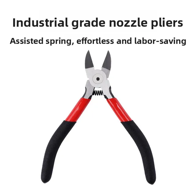 Sharp Diagonal Nozzle Pliers Electronic Cutting Tool for Plastic Gate Metal Wire Cable Precision Flush Cutter for DIY Repair 6