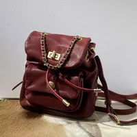 Vintage high-quality first layer cowhide women's backpack designer handmade weekend outdoor travel natural soft cowhide bagpack 1