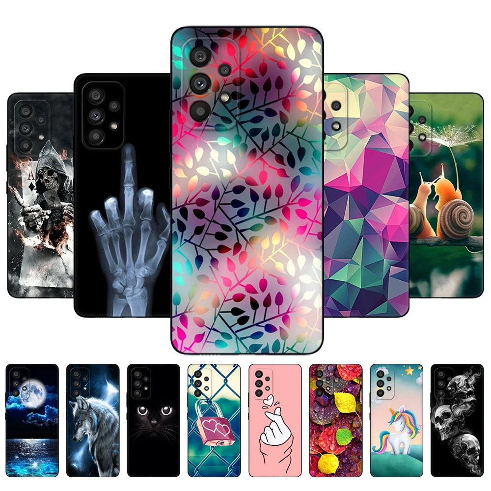 Per Samsung Galaxy A53 A73 A33 5G Custodia 6.5 Pollici Cover Posteriore Su Samsung A53 5G Custodia Per Telefono Galaxy A53 Custodia Protettiva In Sili