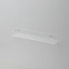 Acrylic Wall Mount Floating Shelves No-Drill Hanging Rack Kitchen Bathroom Display Hanger 2024 Latest Organizer Clear Storage 6