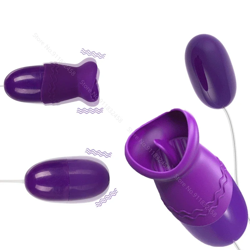 Sex Toys Multi-speed Tongue Oral Licking Vibrator For Women