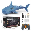 Rc Whale Shark Toy Robots Remote Control Animals Marine Life Tub Pool Electric Fish Children Bath Toys for Kids Boys Submarine 5