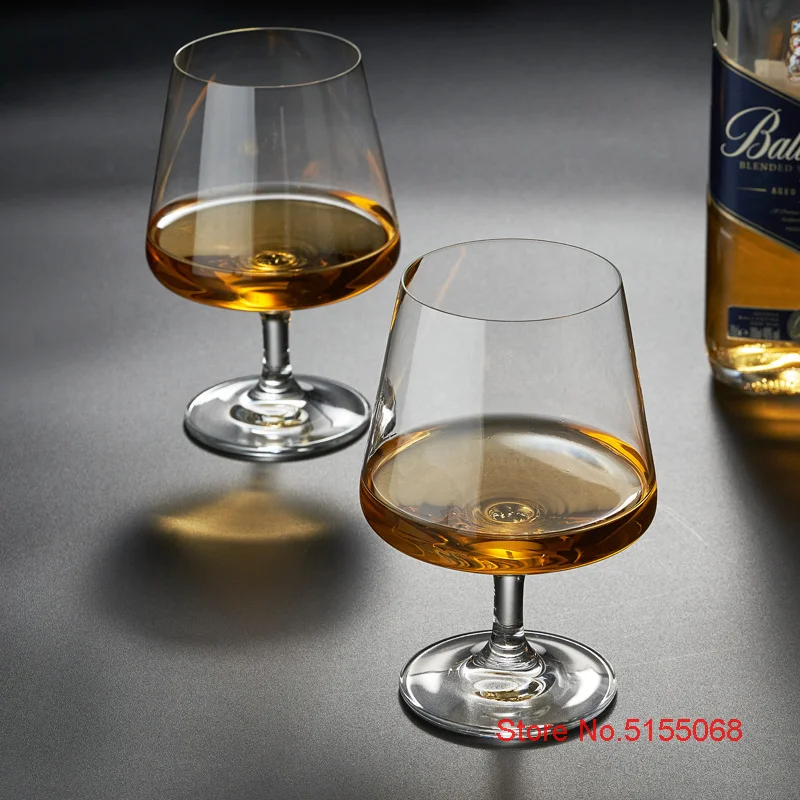 European Style Professional Level Brandy Snifters Crystal Cognac Whisky XO Tasting Glass Red Wine Whiskey Goblet Footed Glasses