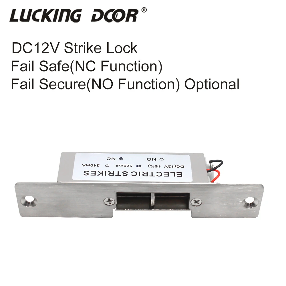 Electronic Strike Lock Access control Narrow Type Electric Door Lock ...