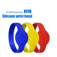 5pcs Rfid Smart Chip Id 125khz Read Only Wristband Bracelet For Access Control Center Waterproof Em4100 Tag Tk4100 Badge Token 1