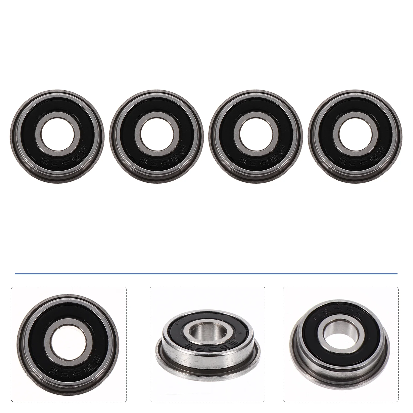 

10 Pcs F6952rs Bearing Deep Groove Ball Miniature Bearings Steel F695-2RS Grove