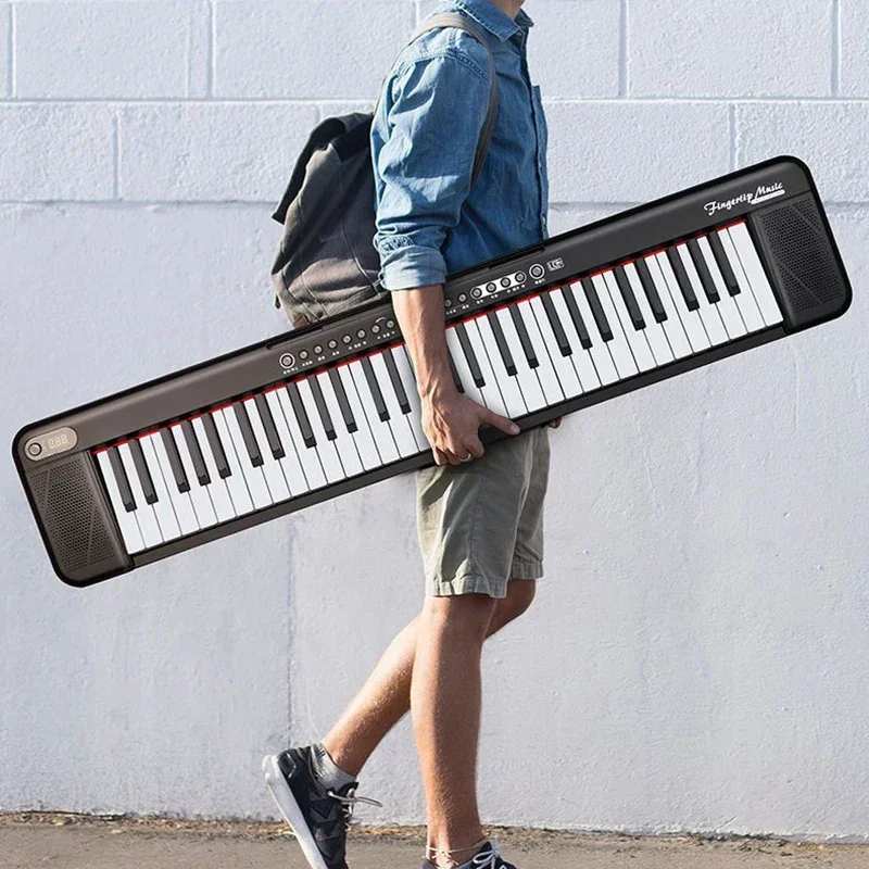 61 Key Electronic Organ Portable Children Adults Beginner Electronic Piano Professional Intelligent Keyboard Instruments