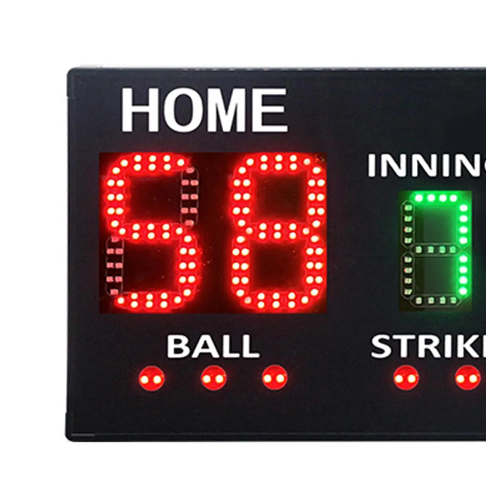 Digital Baseball Scoreboard with Remote Professional Score Inning Ball Strike Out LED Baseball Scoreboard for Competition Fence Digital Baseball Scoreboard with Remote Professional Score Inning Ball Strike Out LED Baseball Scoreboard for Competition Fence