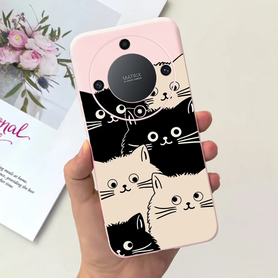 Lovely Cartoon Flower Slim Soft Silicone Phone Case Cover