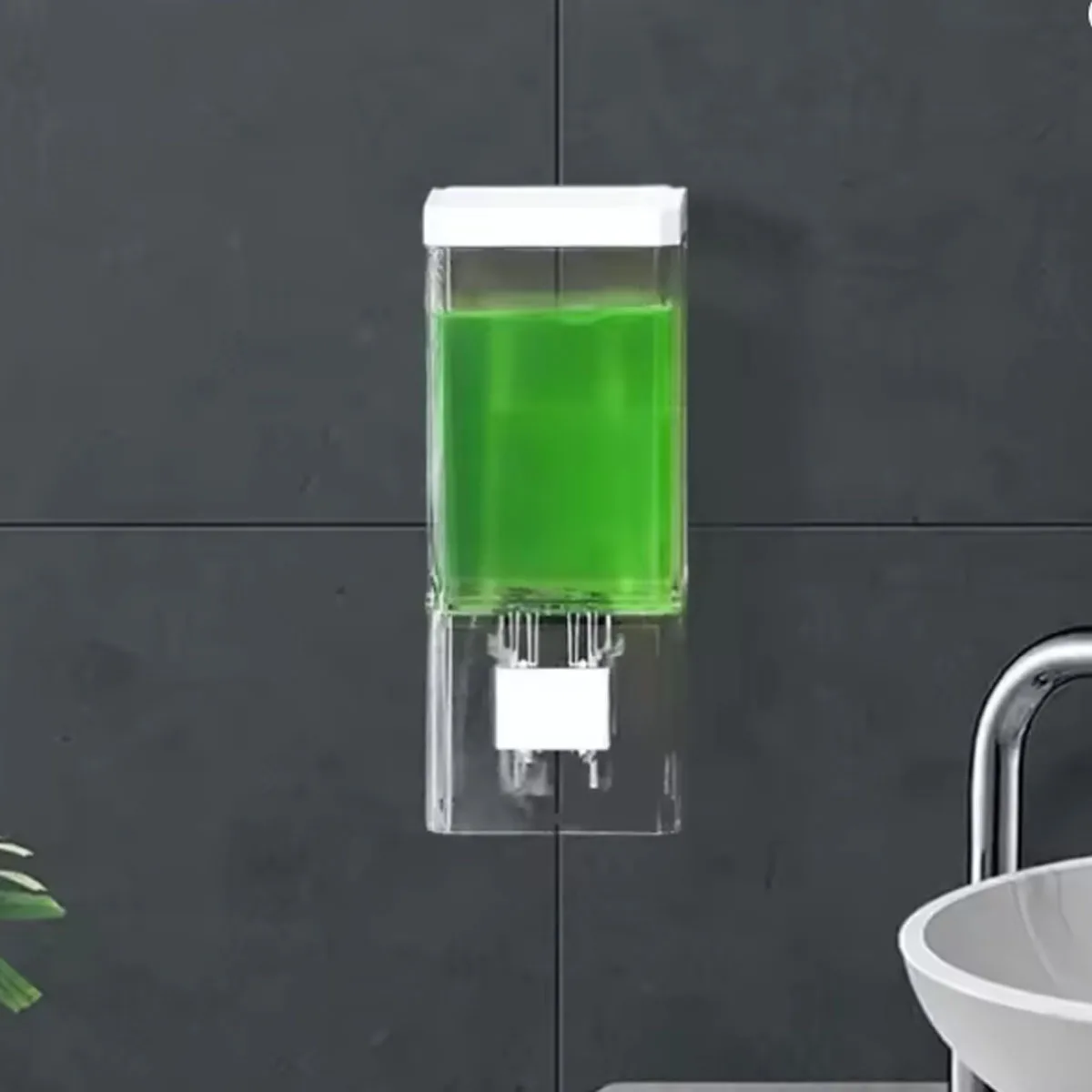 Non-punching Manual Press Soap Dispenser
