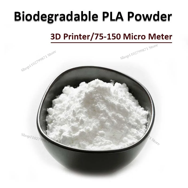

1Kgs PLA Powder Biodegradable Plastic Particles Food Grade Polylactic Acid Powder Resin Polylactide 3D Printing