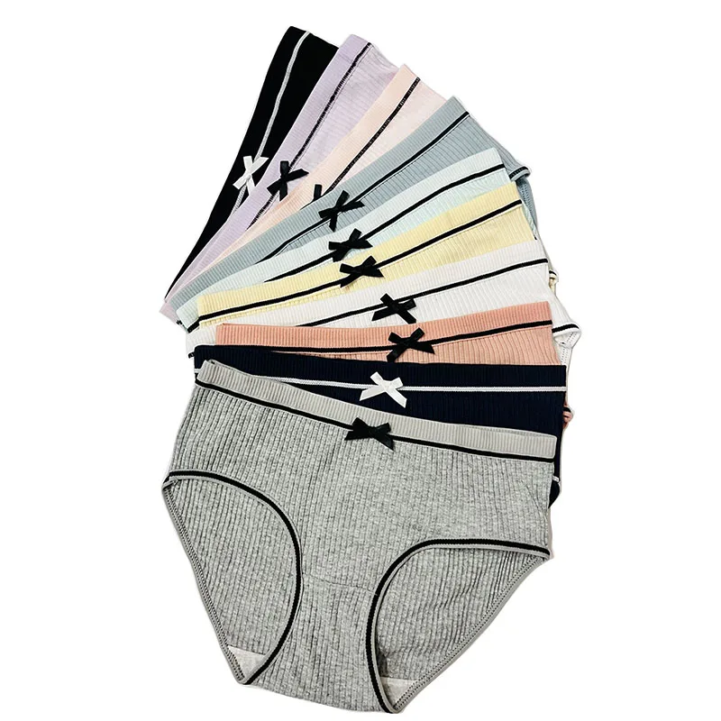 

10 Pcs Underwear Women Plus Size Panties Girl Briefs Sexy Lingeries Fashion Cotton Shorts Underpants Solid Panty Women Panties