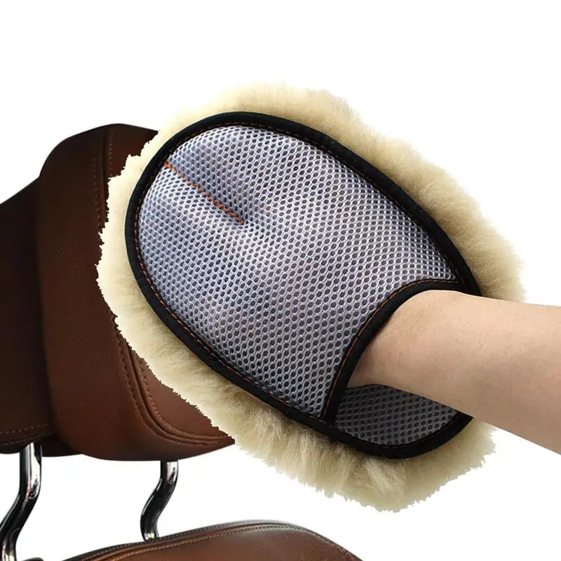 

Wash Mitts for Car Washing car wash gloves wool single Ultra Absorbent Cleaning Gloves Car Wash Sponge Scratch auto accessories