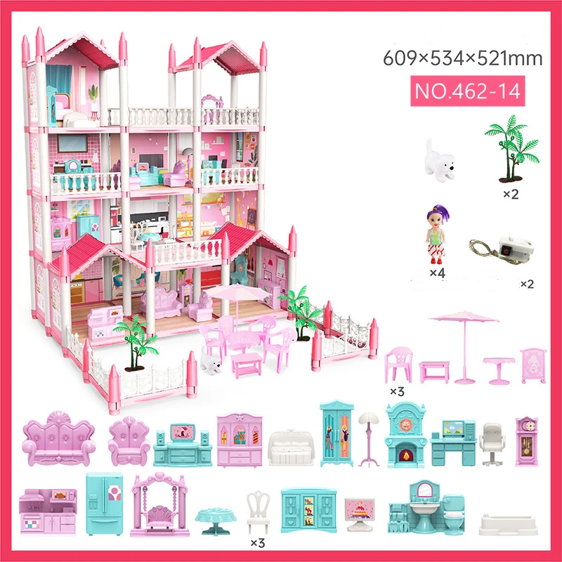 3D Princess Castle Dollhouse 6