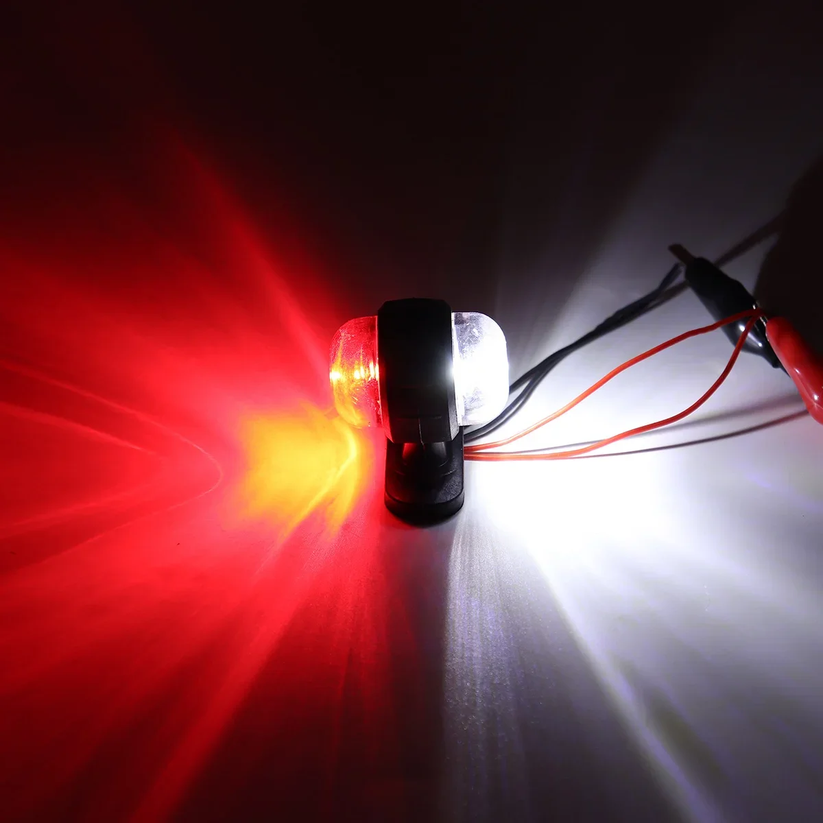 4PCS 12V 24V Universal Truck Trailer Tail Light Side Marker Indicators Light Lamp Edge Lights Signal Lights Lorry Caravans Bus led marker lights,led tail lights
