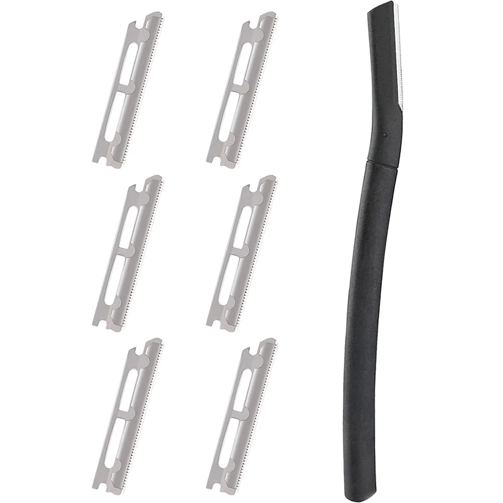 

1 Set Eyebrow Razor Eyebrow Shaver Eyebrows Trimmer with Replacement Blades and Storage Box