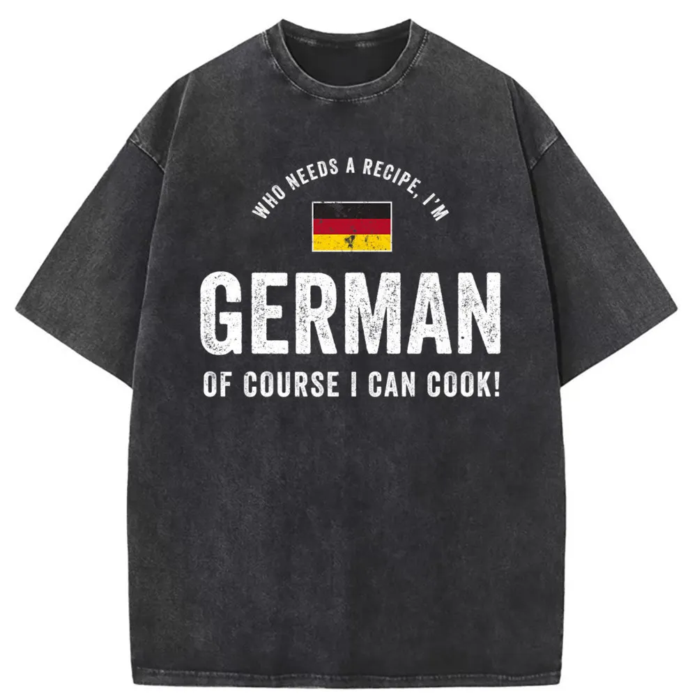 

New Long Sleeve Mother Day Women's Sweatshirts German Food Chef Flag Cute Funny Cooking New Premium T Shirt