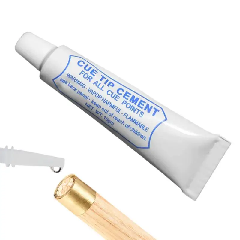 Billiard Cue Repair Tool for Pool Cue Tip Performance Stick Tips Quick-Drying Increased Friction