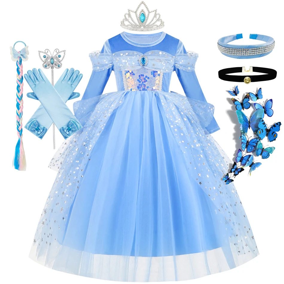 open lace back dress Amazon.com: ReliBeauty Girls Sequin Princess Costume Long Sleeve Dress up,  Light Blue(with Accessories), 4T : Clothing, Shoes & Jewelry