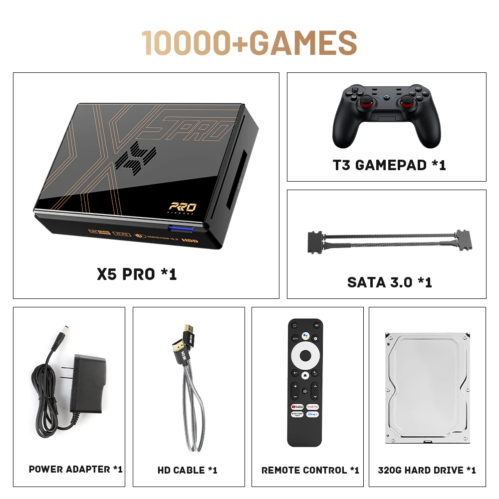 Kinhank スーパーコンソール X5 プロレトロゲームコンソール