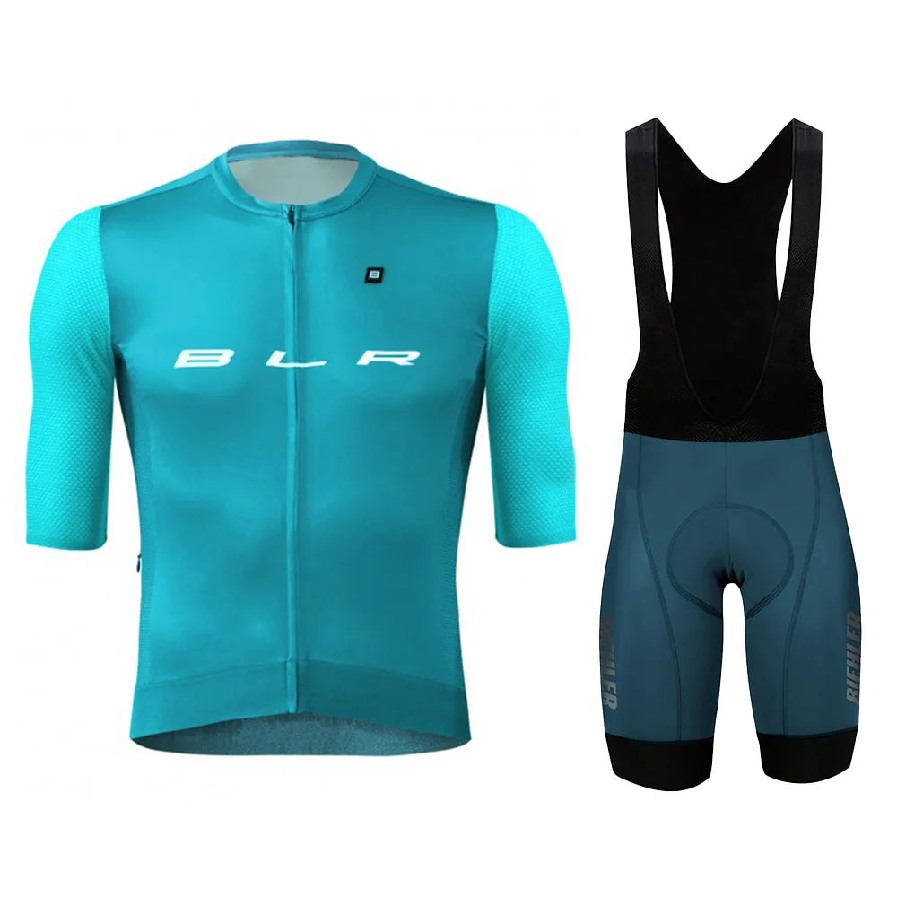 BIEHLER 남성용 오토바이 라이딩 의류, 반팔, 통기성, 빠른 건조, 레이싱 의류, 자전거 운동복, 여름 