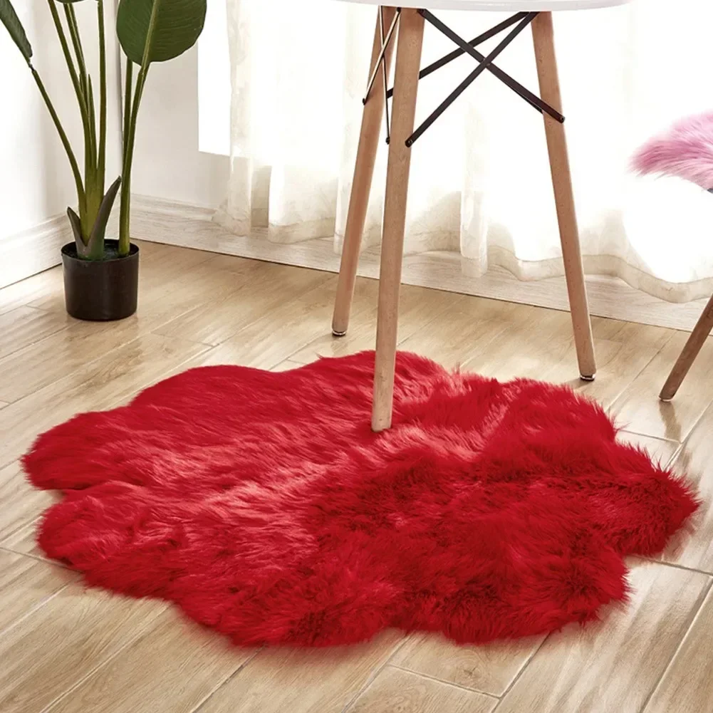 1pcs Home Decor Fur Rug 30cm*30cm Modern Style Spruce Up Your Living Room, Bedroom,sofa, Or Children's Room Decorations 3