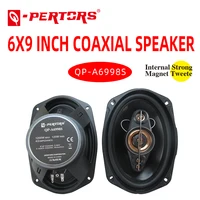 Q-PERTORS 2PCS 6X9 Inch 5-Way Car Audio Speakers (Pair) - Max 1200W Powerful Sound Subwoofer Kit for Vehicle Modification