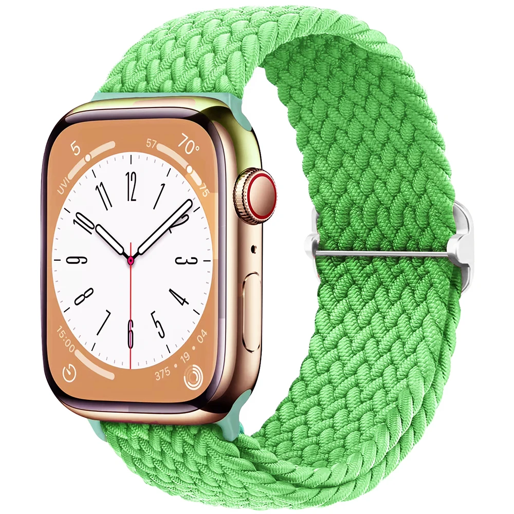 Braided Elastic Solo Loop Watch Band Bracelet